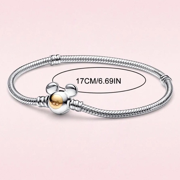 NWOT Disney 100th Anniversary Moments Snake Chain Bracelet - Picture 5 of 10